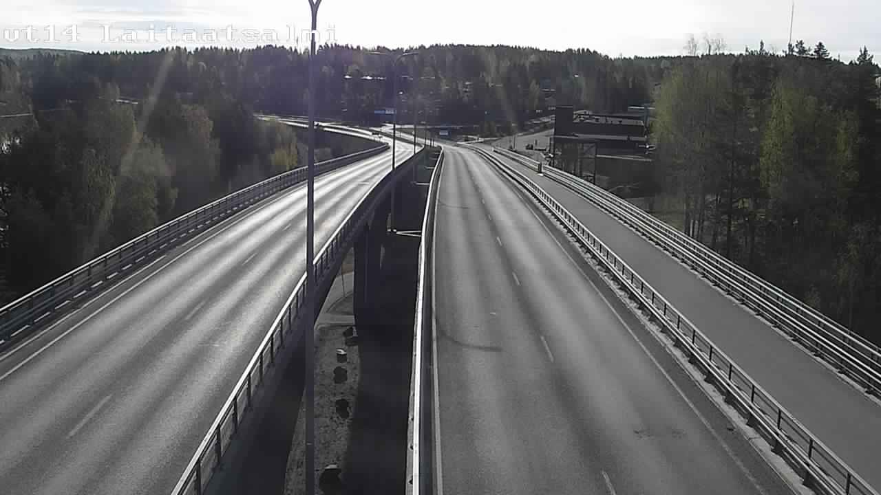 Weather Camera Image Road 14 Savonlinna, Laitaatsalmi, Savonlinna, Etelä-Savo
