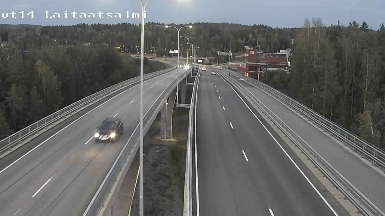 Weather Camera Image Väg 14 Nyslott, Laitaatsalmi, Savonlinna, Etelä-Savo