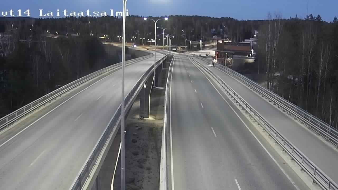 Weather Camera Image Väg 14 Nyslott, Laitaatsalmi, Savonlinna, Etelä-Savo