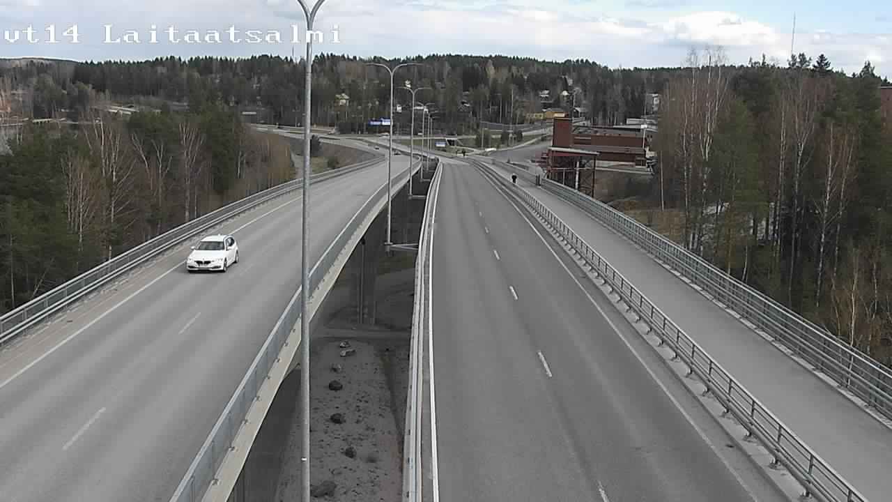 Weather Camera Image Road 14 Savonlinna, Laitaatsalmi, Savonlinna, Etelä-Savo
