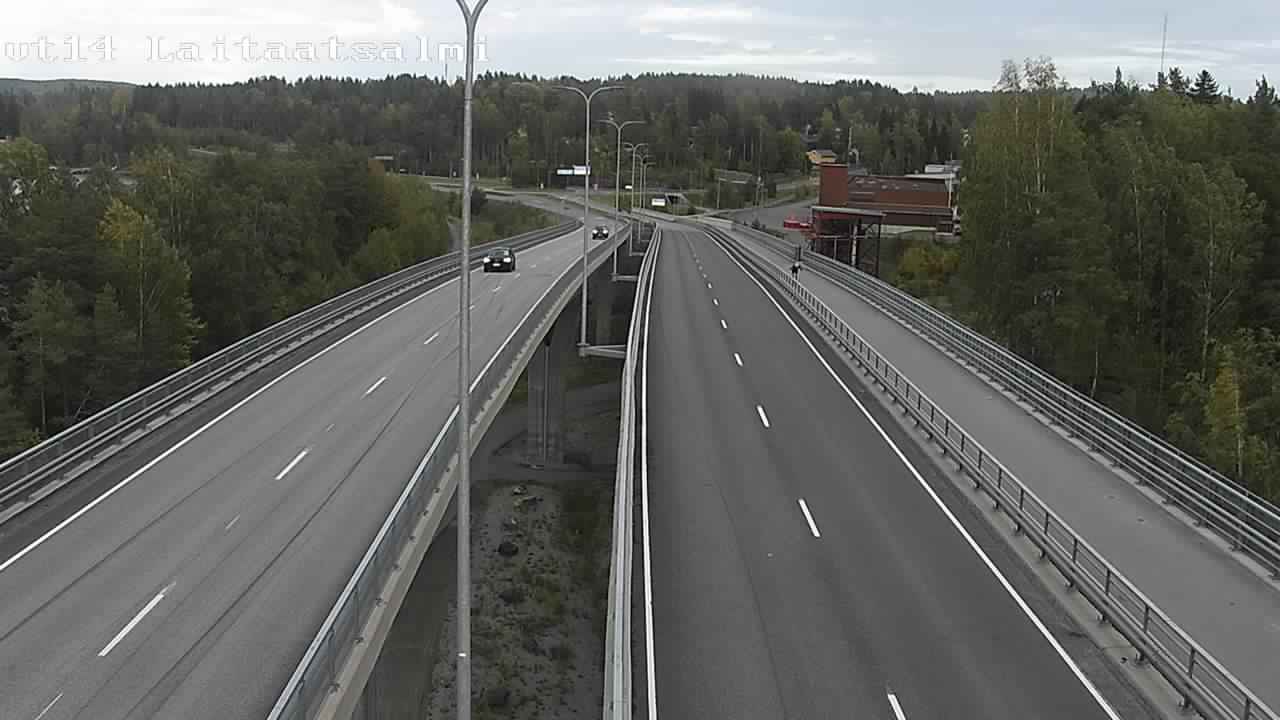Weather Camera Image Väg 14 Nyslott, Laitaatsalmi, Savonlinna, Etelä-Savo