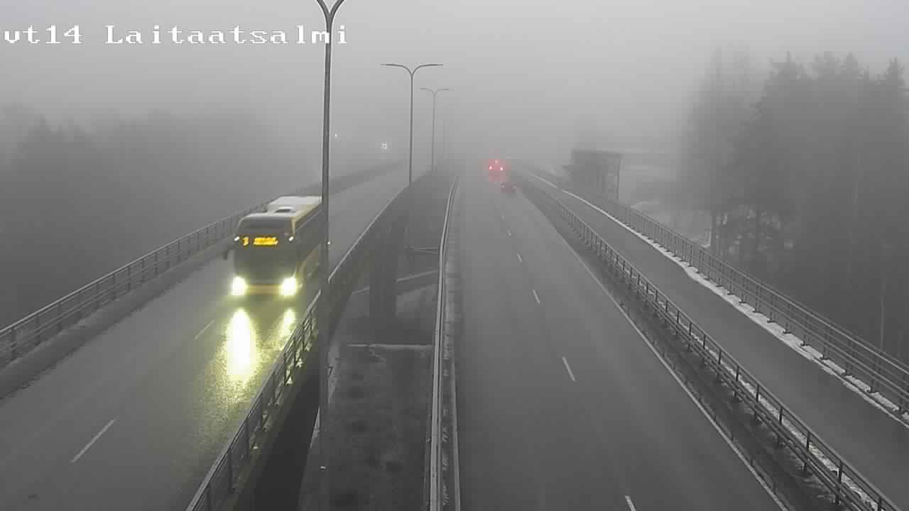 Weather Camera Image Väg 14 Nyslott, Laitaatsalmi, Savonlinna, Etelä-Savo