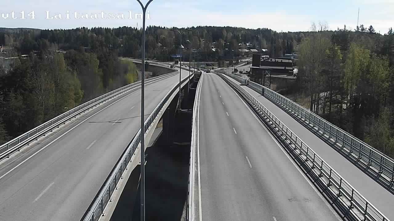 Weather Camera Image Road 14 Savonlinna, Laitaatsalmi, Savonlinna, Etelä-Savo