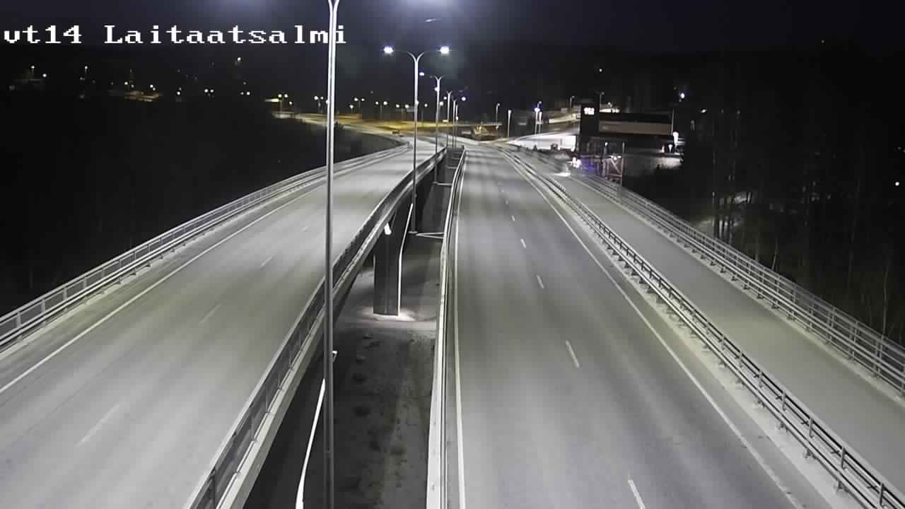 Weather Camera Image Väg 14 Nyslott, Laitaatsalmi, Savonlinna, Etelä-Savo