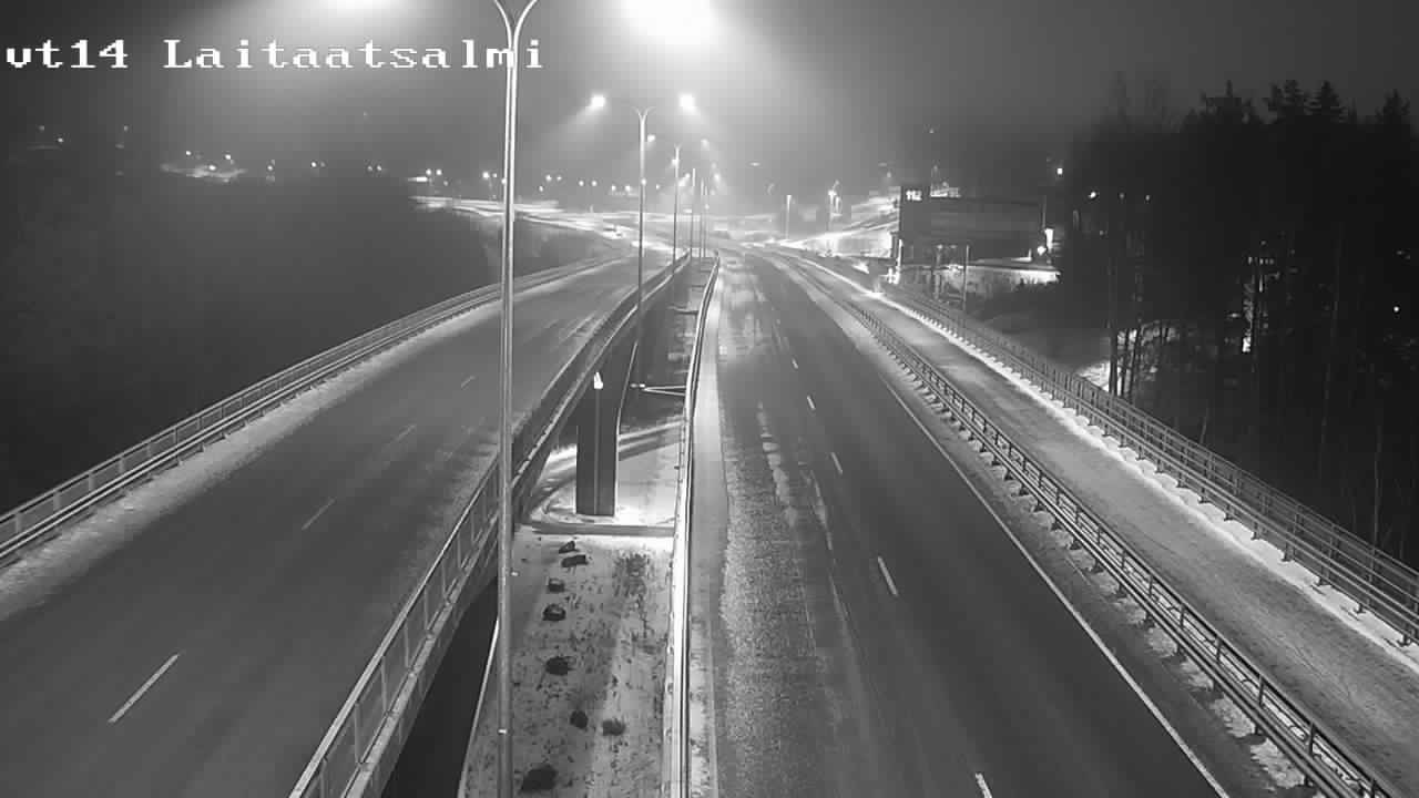 Weather Camera Image Väg 14 Nyslott, Laitaatsalmi, Savonlinna, Etelä-Savo