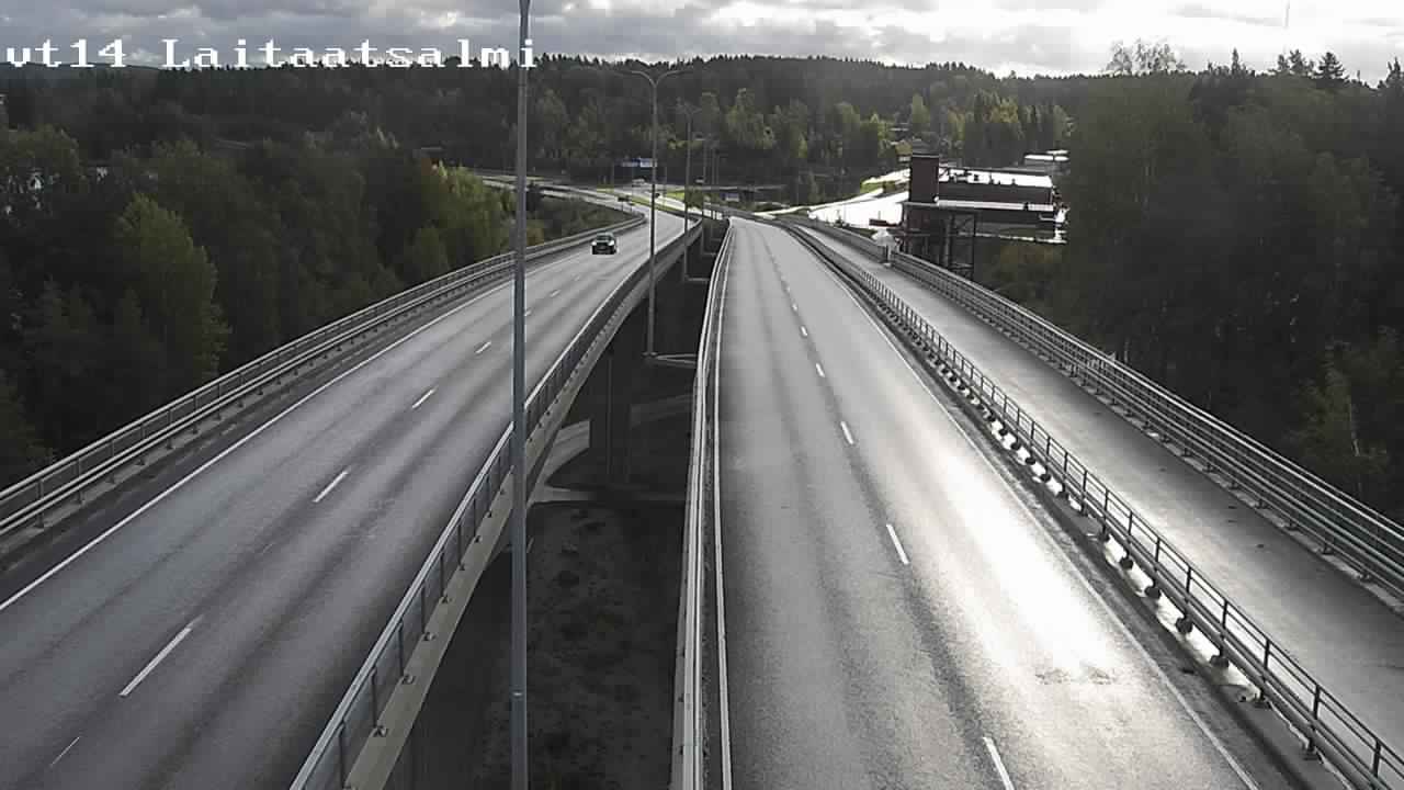 Weather Camera Image Väg 14 Nyslott, Laitaatsalmi, Savonlinna, Etelä-Savo
