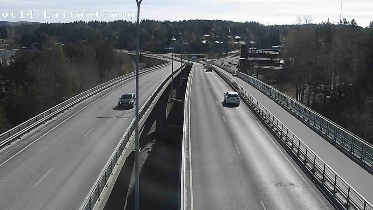 Weather Camera Image Väg 14 Nyslott, Laitaatsalmi, Savonlinna, Etelä-Savo