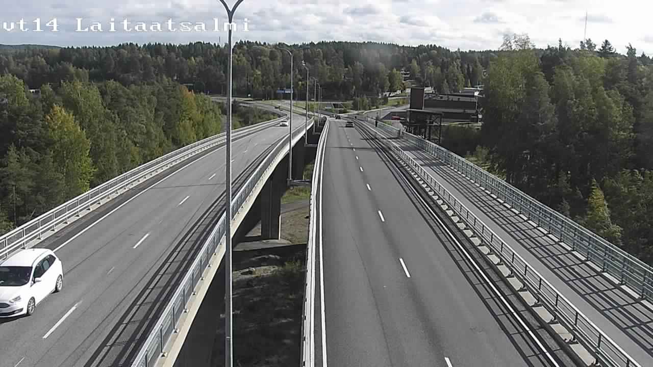 Weather Camera Image Väg 14 Nyslott, Laitaatsalmi, Savonlinna, Etelä-Savo