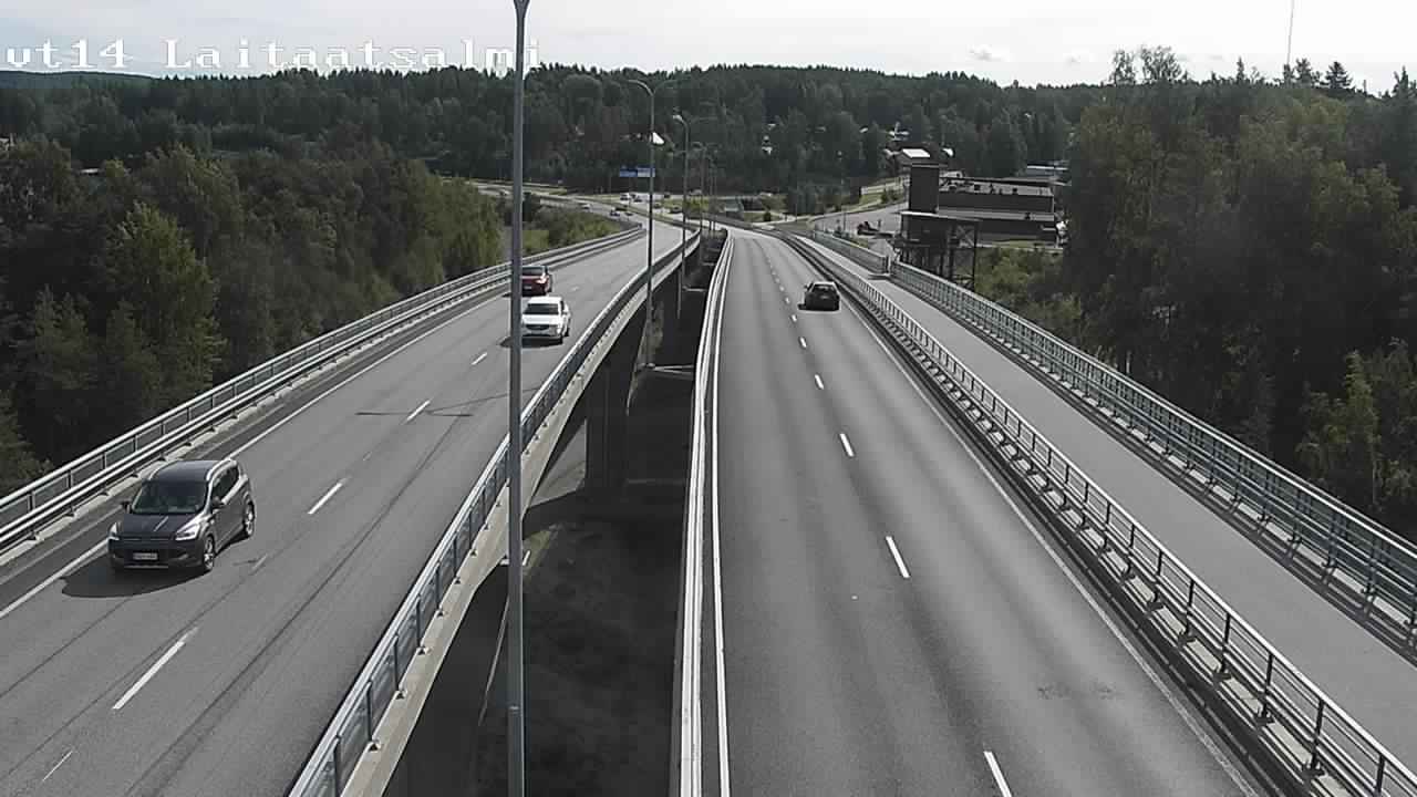 Kelikamerat Kuva Tie 14 Savonlinna, Laitaatsalmi silta, Savonlinna, Etelä-Savo