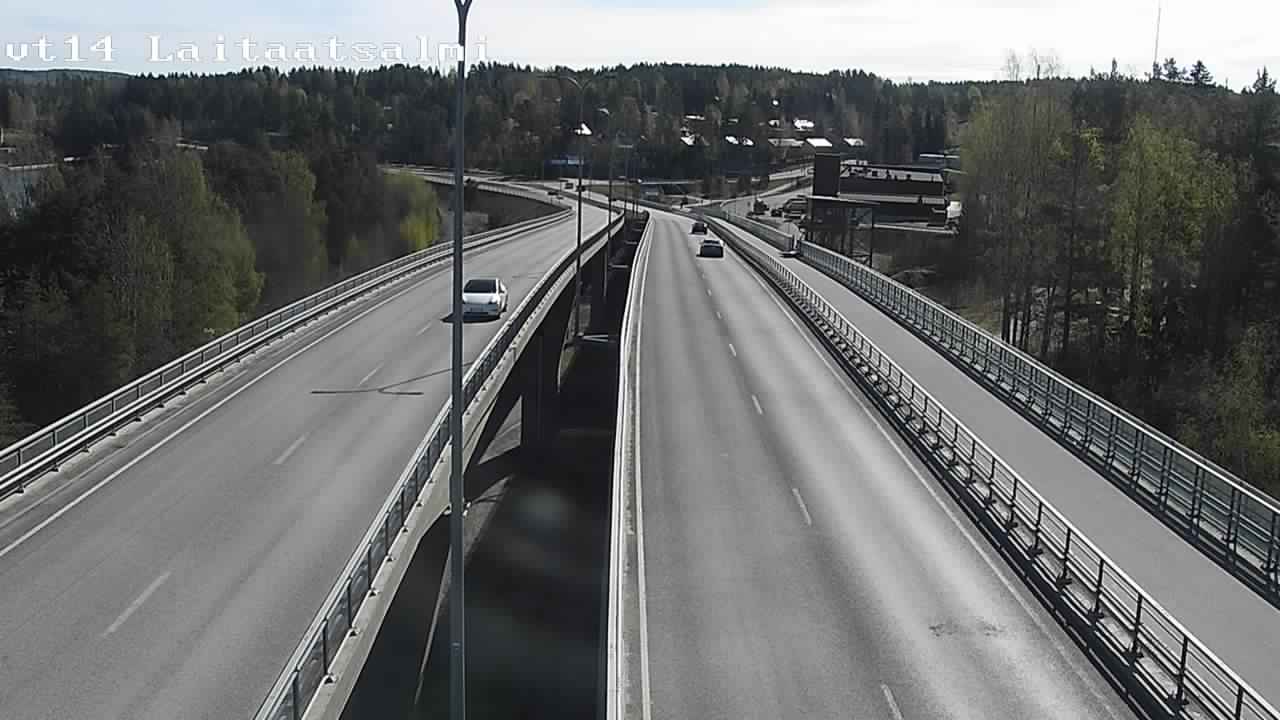 Weather Camera Image Road 14 Savonlinna, Laitaatsalmi, Savonlinna, Etelä-Savo