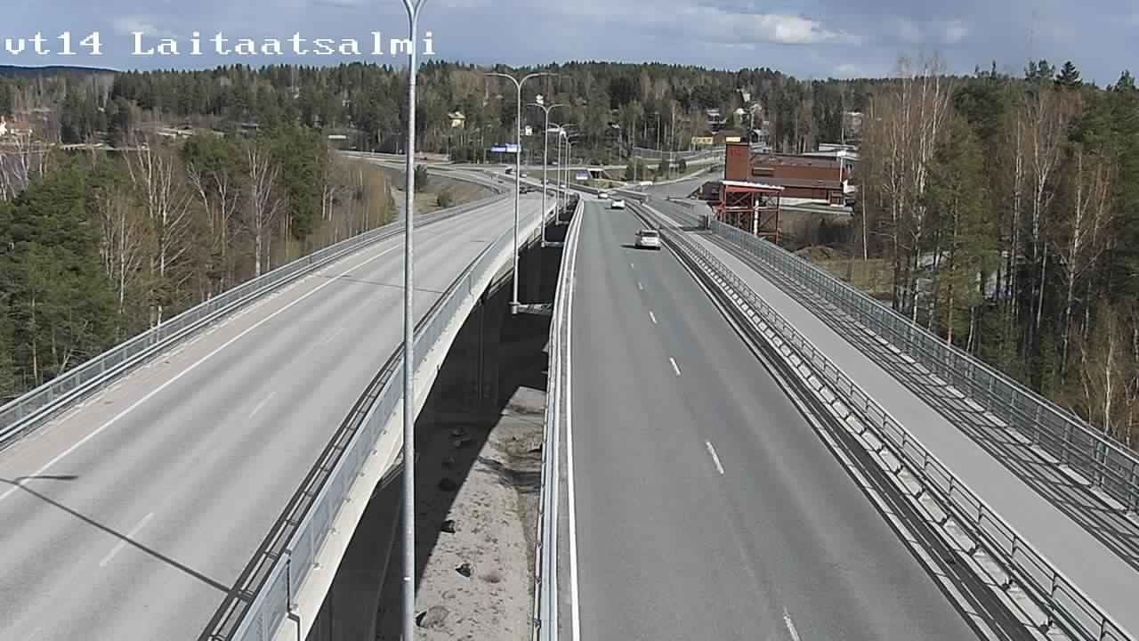 Weather Camera Image Väg 14 Nyslott, Laitaatsalmi, Savonlinna, Etelä-Savo