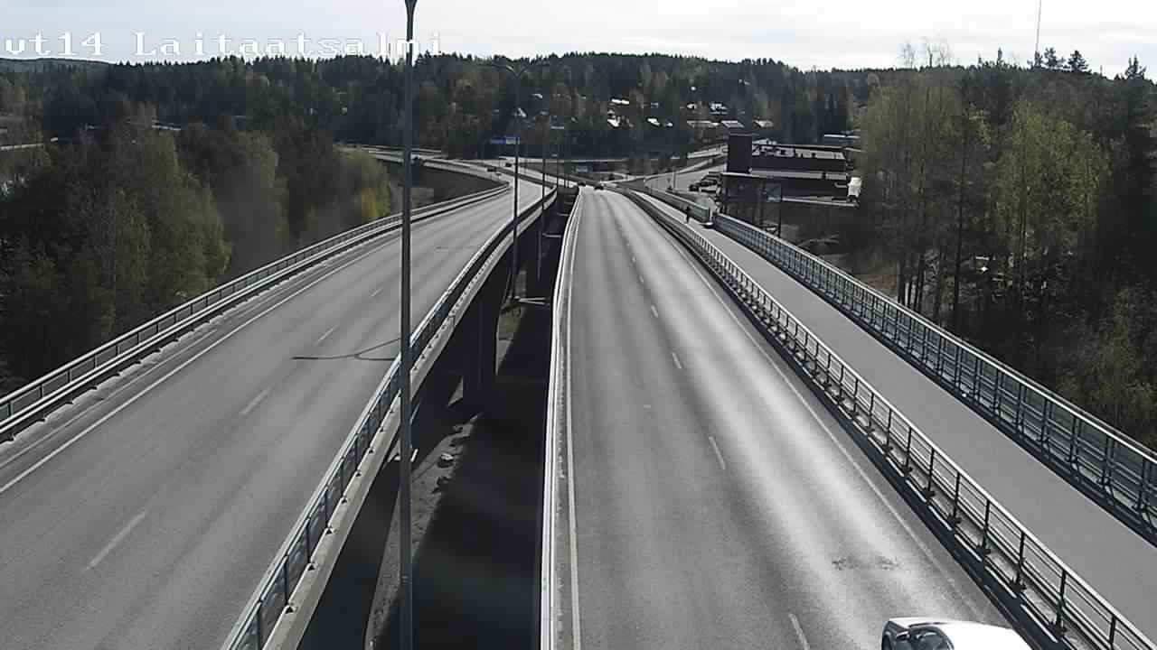 Weather Camera Image Road 14 Savonlinna, Laitaatsalmi, Savonlinna, Etelä-Savo