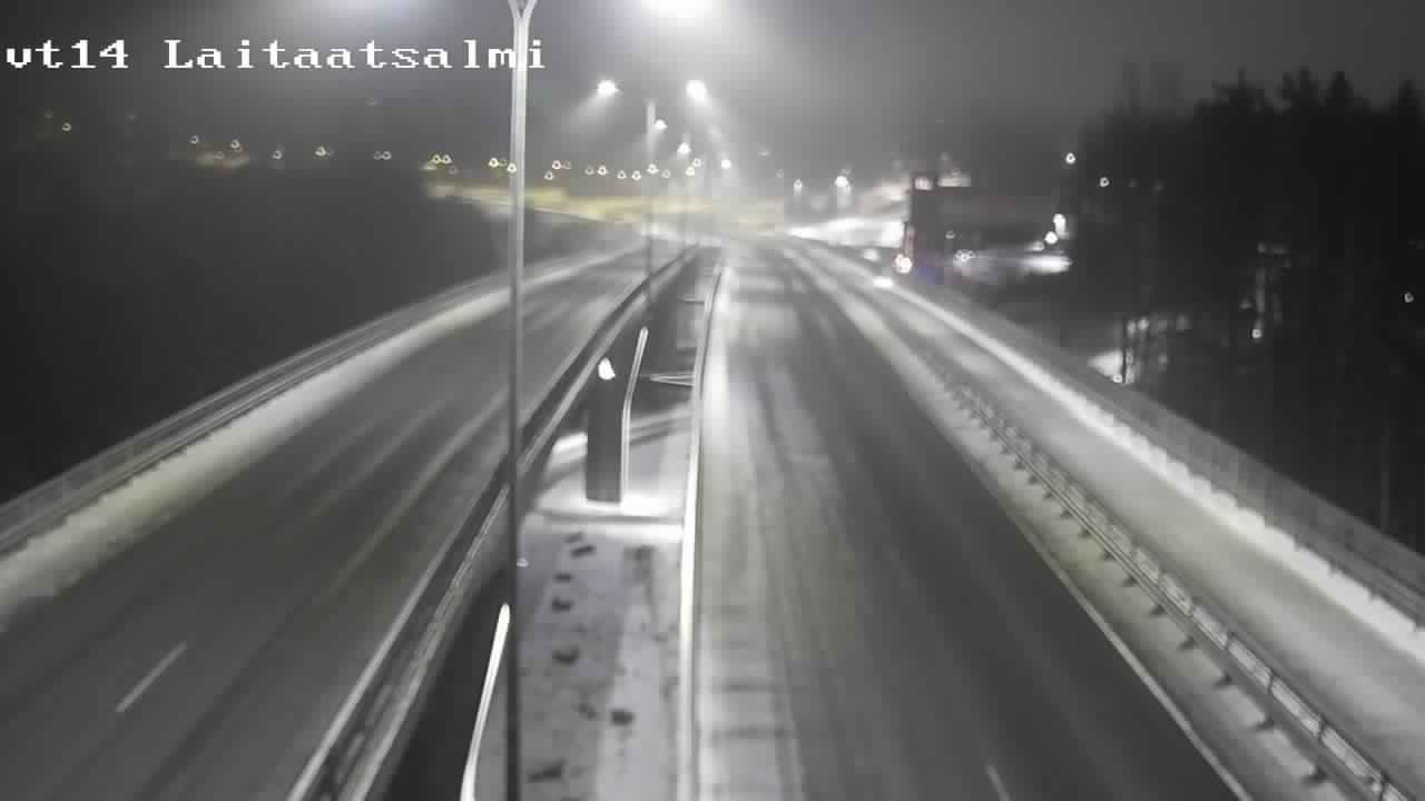 Weather Camera Image Väg 14 Nyslott, Laitaatsalmi, Savonlinna, Etelä-Savo