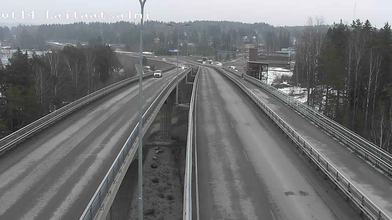 Weather Camera Image Road 14 Savonlinna, Laitaatsalmi, Savonlinna, Etelä-Savo