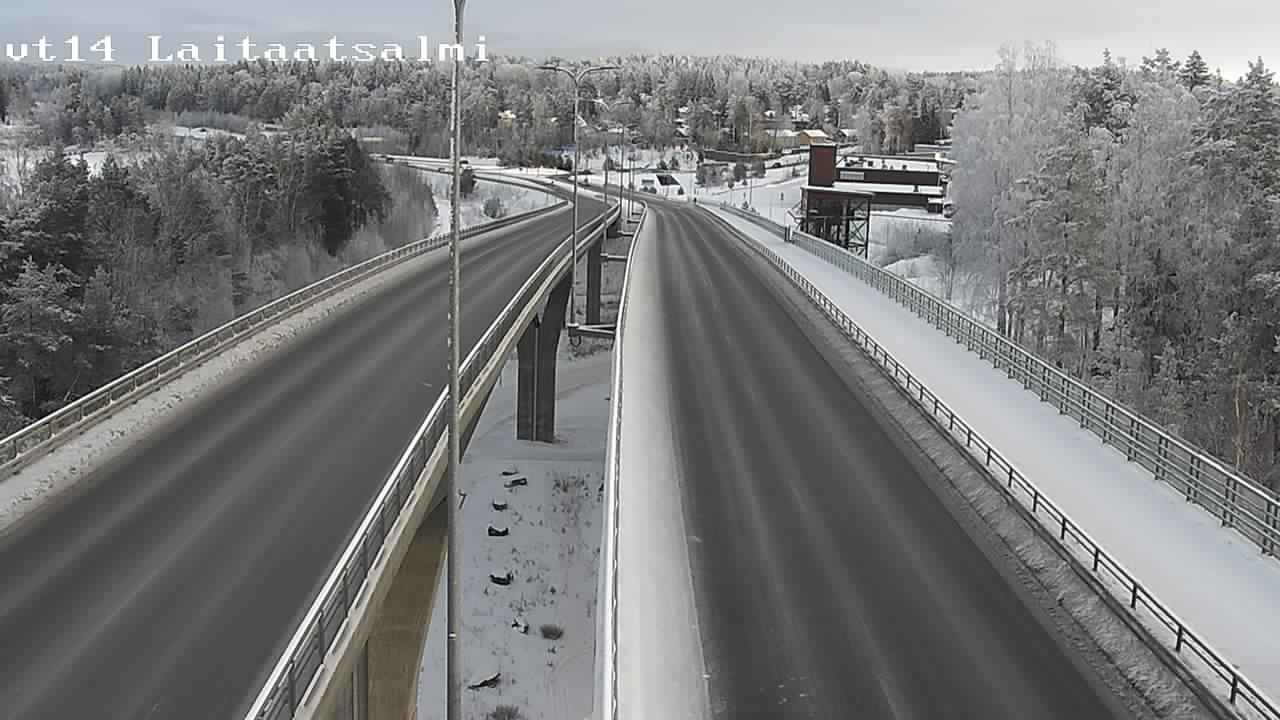 Weather Camera Image Väg 14 Nyslott, Laitaatsalmi, Savonlinna, Etelä-Savo