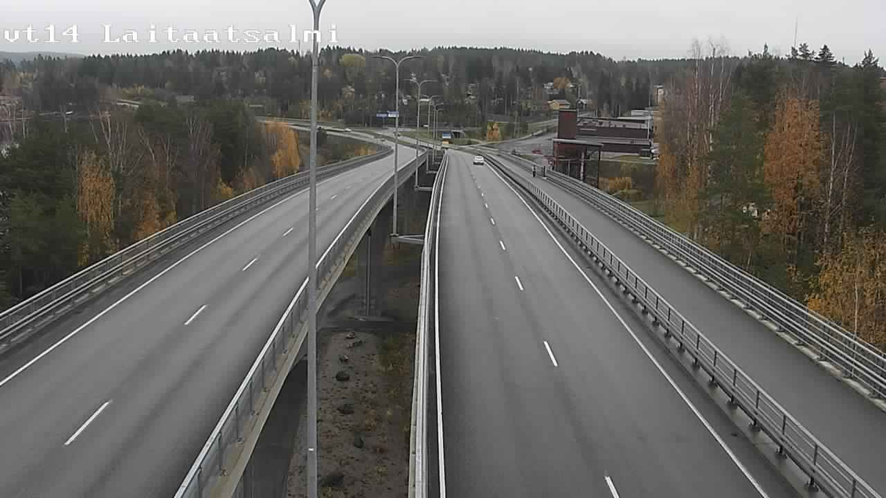 Kelikamerat Kuva Tie 14 Savonlinna, Laitaatsalmi silta, Savonlinna, Etelä-Savo