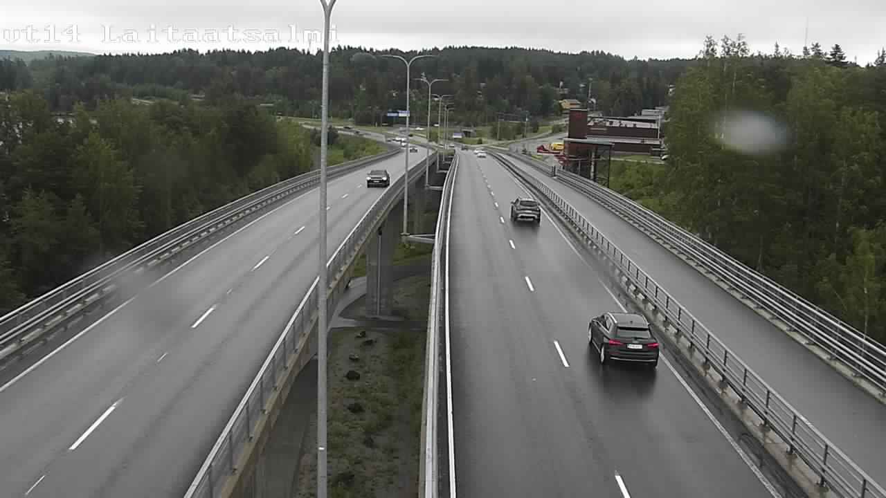 Weather Camera Image Road 14 Savonlinna, Laitaatsalmi, Savonlinna, Etelä-Savo