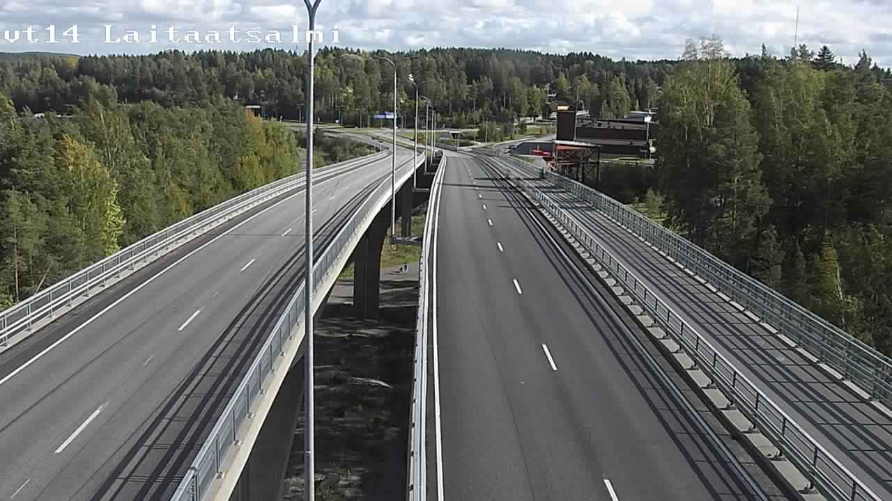 Weather Camera Image Väg 14 Nyslott, Laitaatsalmi, Savonlinna, Etelä-Savo