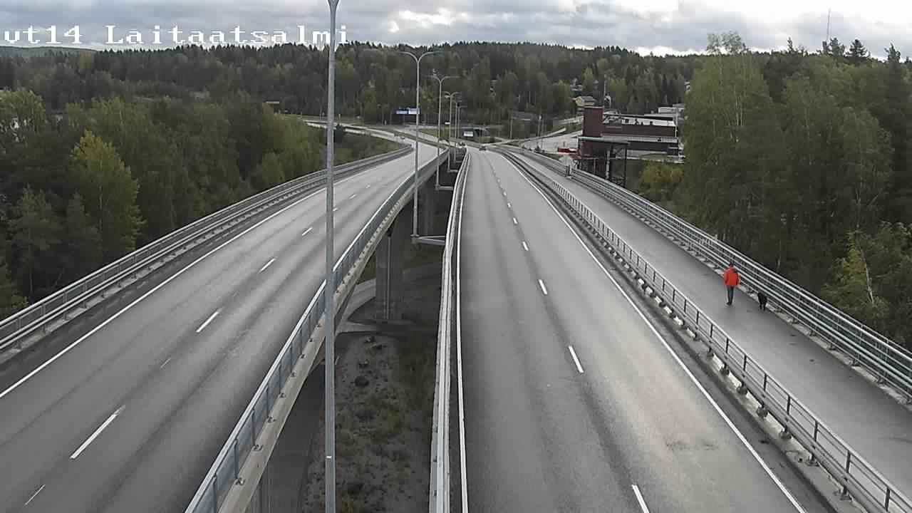 Weather Camera Image Väg 14 Nyslott, Laitaatsalmi, Savonlinna, Etelä-Savo