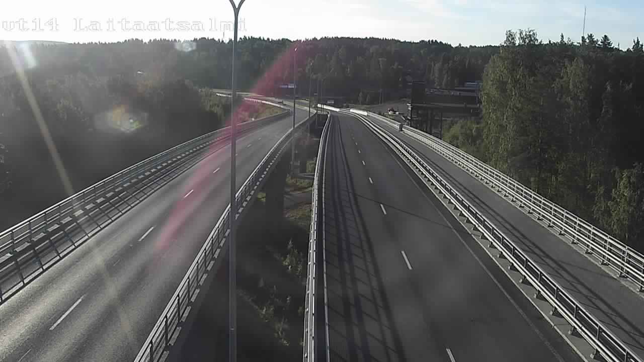 Weather Camera Image Road 14 Savonlinna, Laitaatsalmi, Savonlinna, Etelä-Savo