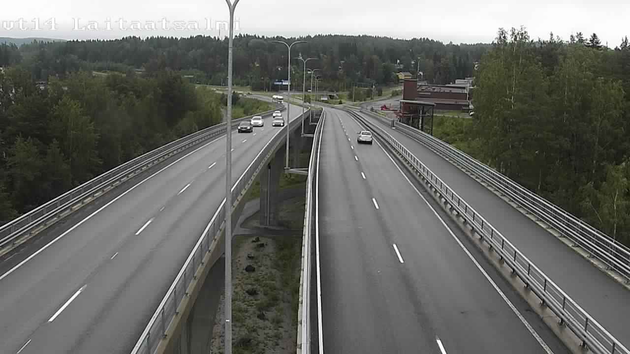 Weather Camera Image Road 14 Savonlinna, Laitaatsalmi, Savonlinna, Etelä-Savo
