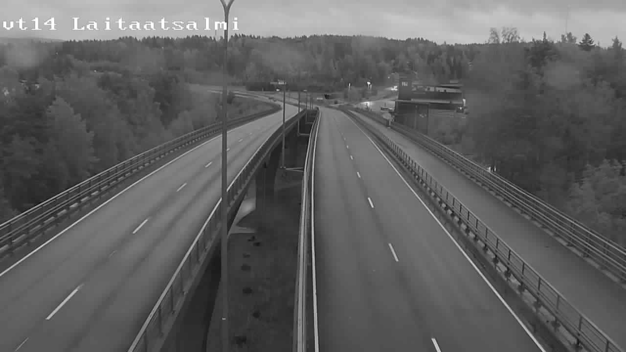 Weather Camera Image Väg 14 Nyslott, Laitaatsalmi, Savonlinna, Etelä-Savo