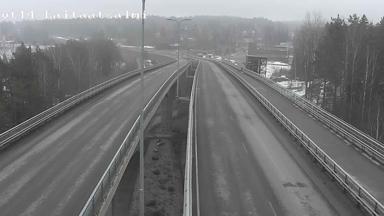 Weather Camera Image Road 14 Savonlinna, Laitaatsalmi, Savonlinna, Etelä-Savo