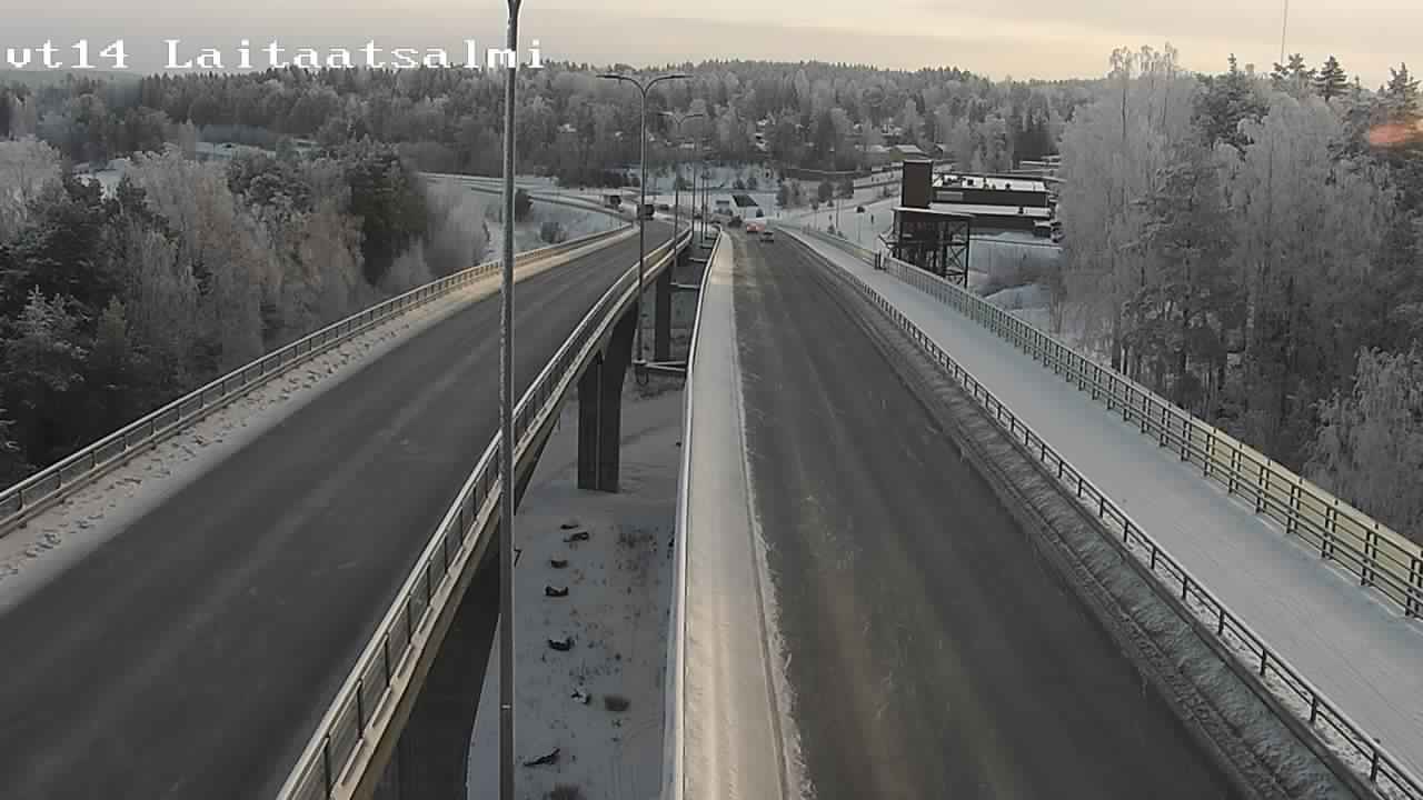 Weather Camera Image Road 14 Savonlinna, Laitaatsalmi, Savonlinna, Etelä-Savo