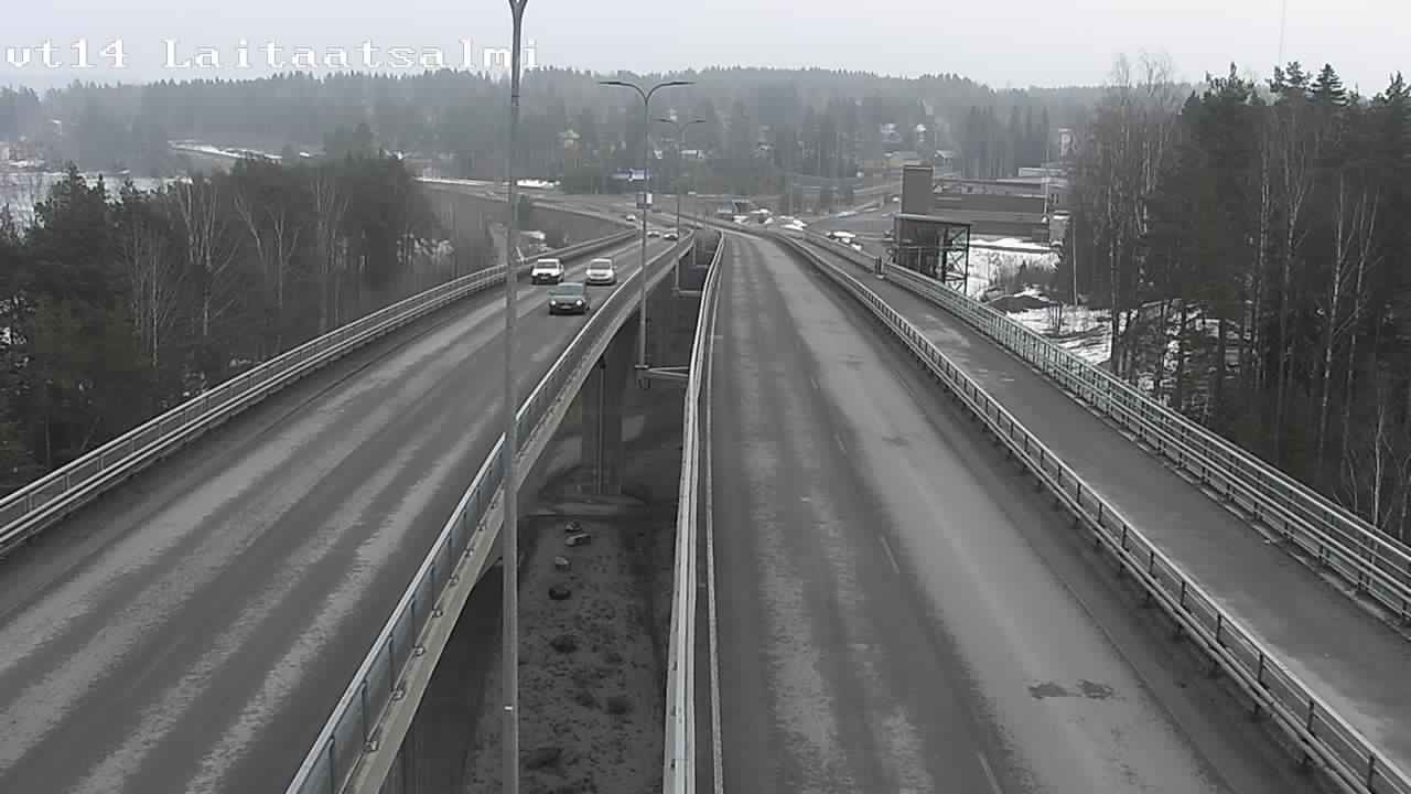Weather Camera Image Road 14 Savonlinna, Laitaatsalmi, Savonlinna, Etelä-Savo