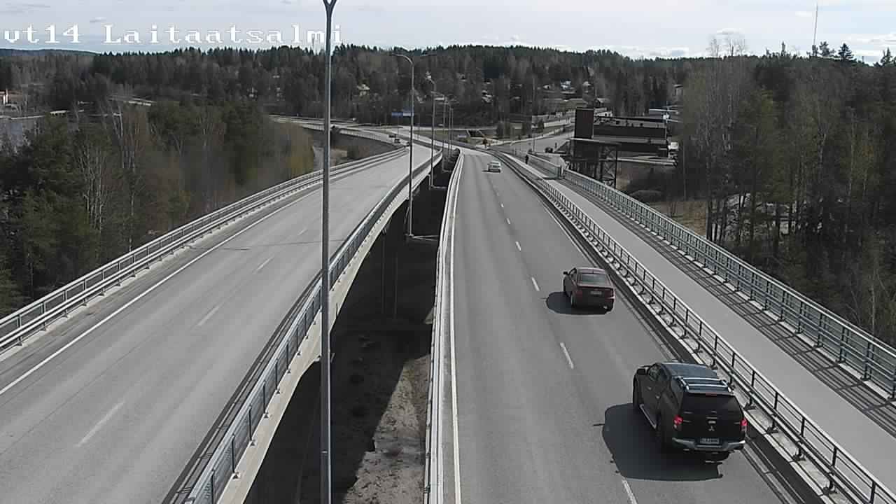 Weather Camera Image Väg 14 Nyslott, Laitaatsalmi, Savonlinna, Etelä-Savo