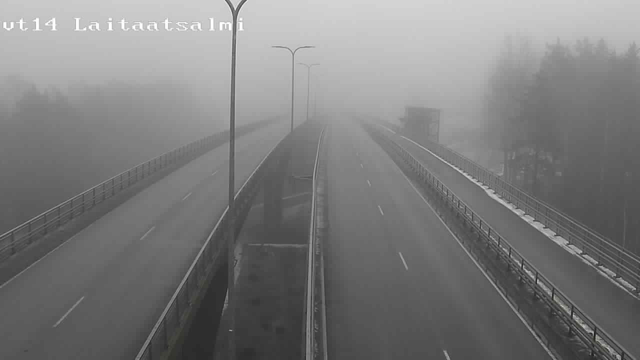 Weather Camera Image Väg 14 Nyslott, Laitaatsalmi, Savonlinna, Etelä-Savo