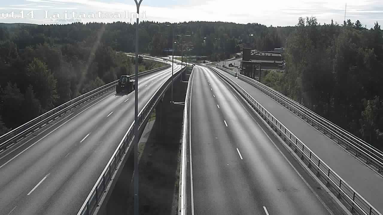 Weather Camera Image Road 14 Savonlinna, Laitaatsalmi, Savonlinna, Etelä-Savo