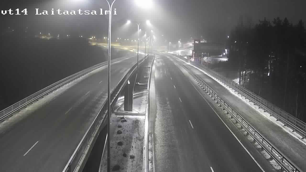 Weather Camera Image Väg 14 Nyslott, Laitaatsalmi, Savonlinna, Etelä-Savo