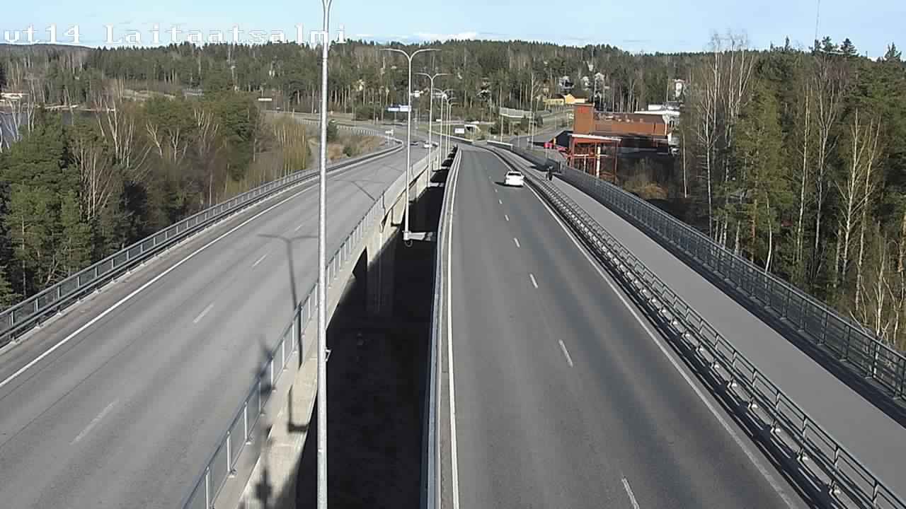 Weather Camera Image Väg 14 Nyslott, Laitaatsalmi, Savonlinna, Etelä-Savo