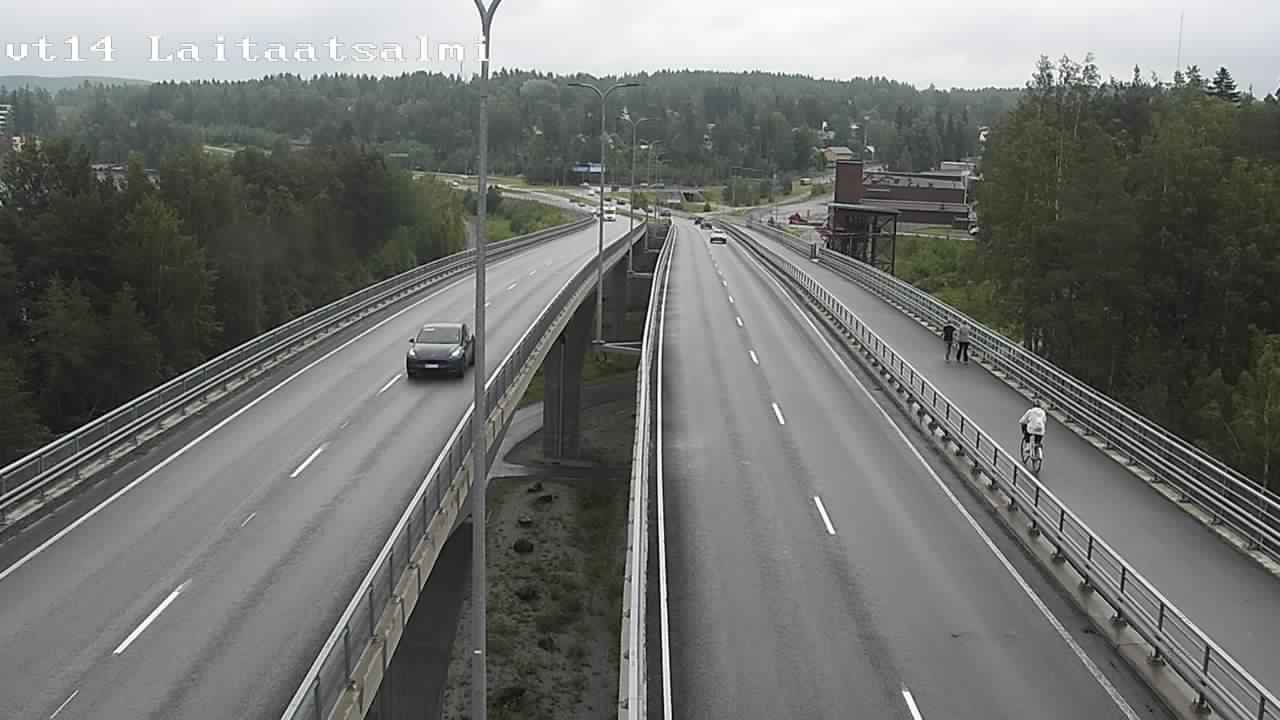 Weather Camera Image Road 14 Savonlinna, Laitaatsalmi, Savonlinna, Etelä-Savo