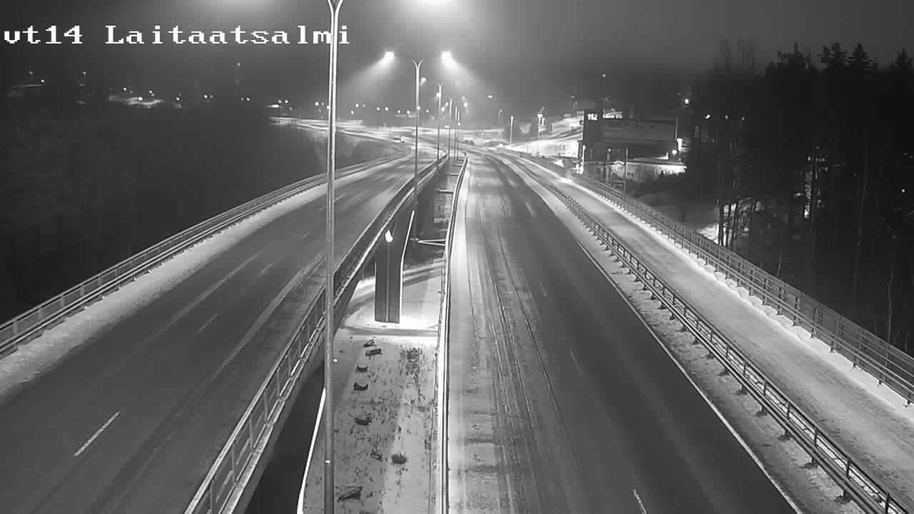 Weather Camera Image Väg 14 Nyslott, Laitaatsalmi, Savonlinna, Etelä-Savo
