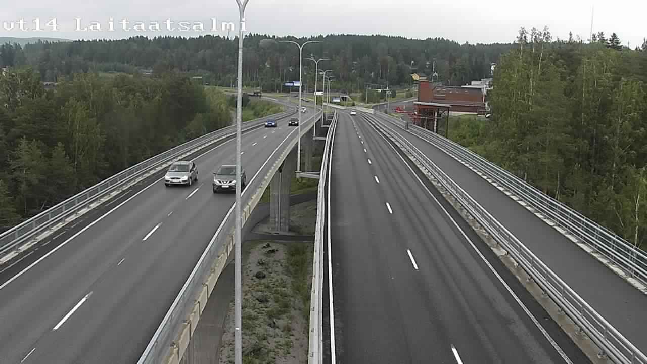 Weather Camera Image Road 14 Savonlinna, Laitaatsalmi, Savonlinna, Etelä-Savo