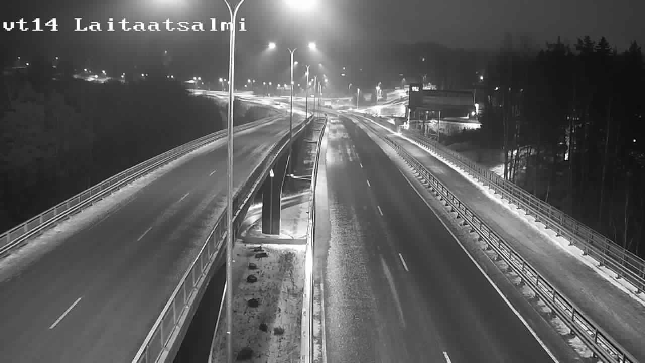 Weather Camera Image Väg 14 Nyslott, Laitaatsalmi, Savonlinna, Etelä-Savo