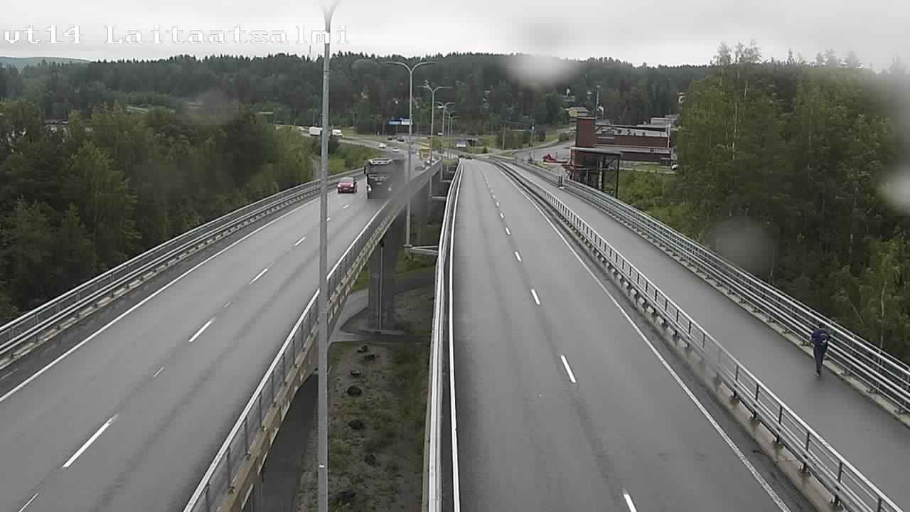 Weather Camera Image Road 14 Savonlinna, Laitaatsalmi, Savonlinna, Etelä-Savo