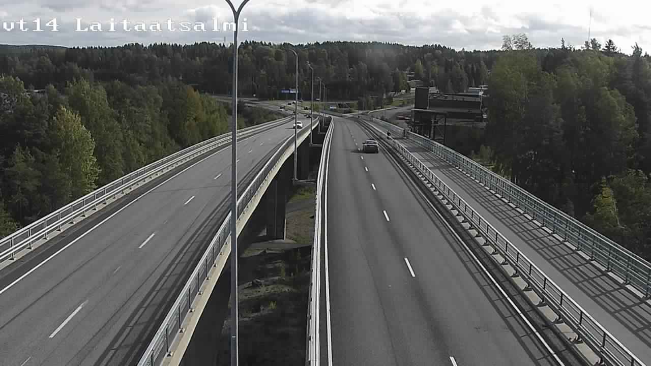 Weather Camera Image Väg 14 Nyslott, Laitaatsalmi, Savonlinna, Etelä-Savo