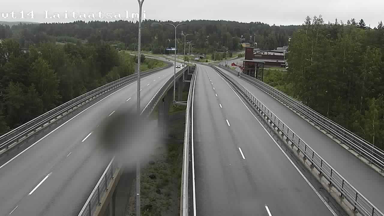 Weather Camera Image Road 14 Savonlinna, Laitaatsalmi, Savonlinna, Etelä-Savo