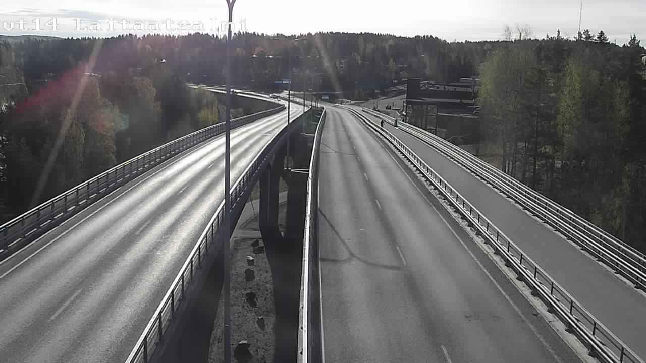 Weather Camera Image Road 14 Savonlinna, Laitaatsalmi, Savonlinna, Etelä-Savo