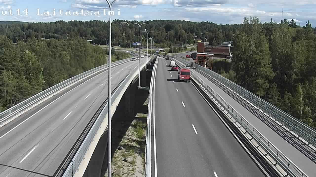 Kelikamerat Kuva Tie 14 Savonlinna, Laitaatsalmi silta, Savonlinna, Etelä-Savo