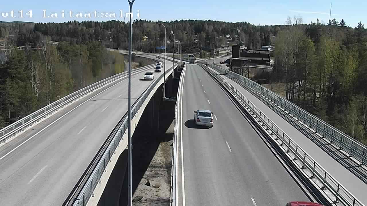 Weather Camera Image Väg 14 Nyslott, Laitaatsalmi, Savonlinna, Etelä-Savo