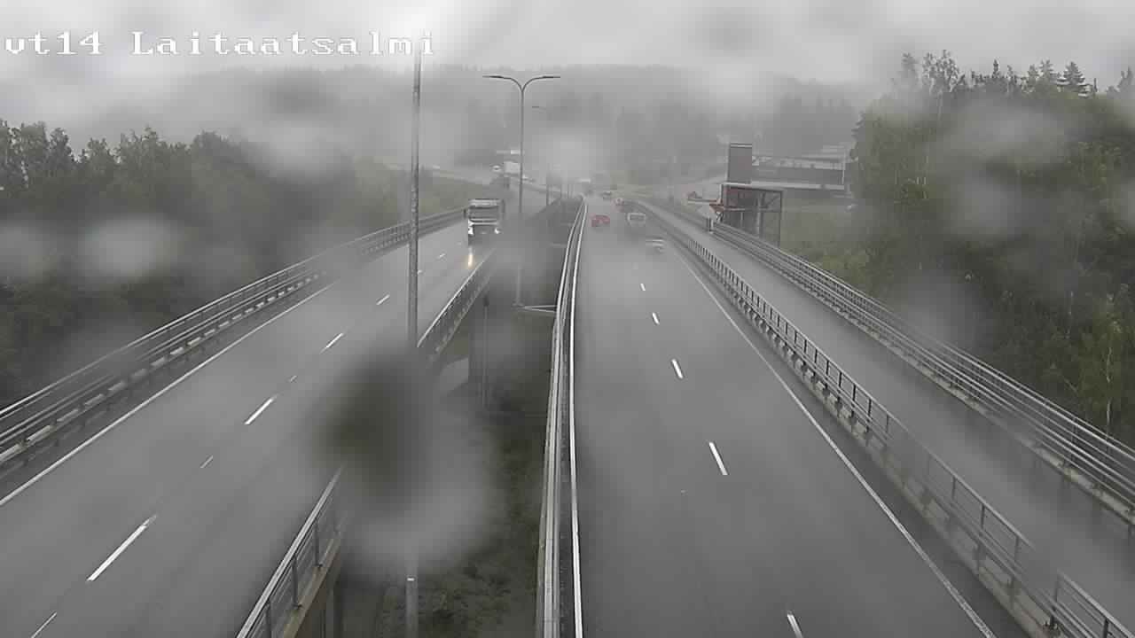 Weather Camera Image Road 14 Savonlinna, Laitaatsalmi, Savonlinna, Etelä-Savo