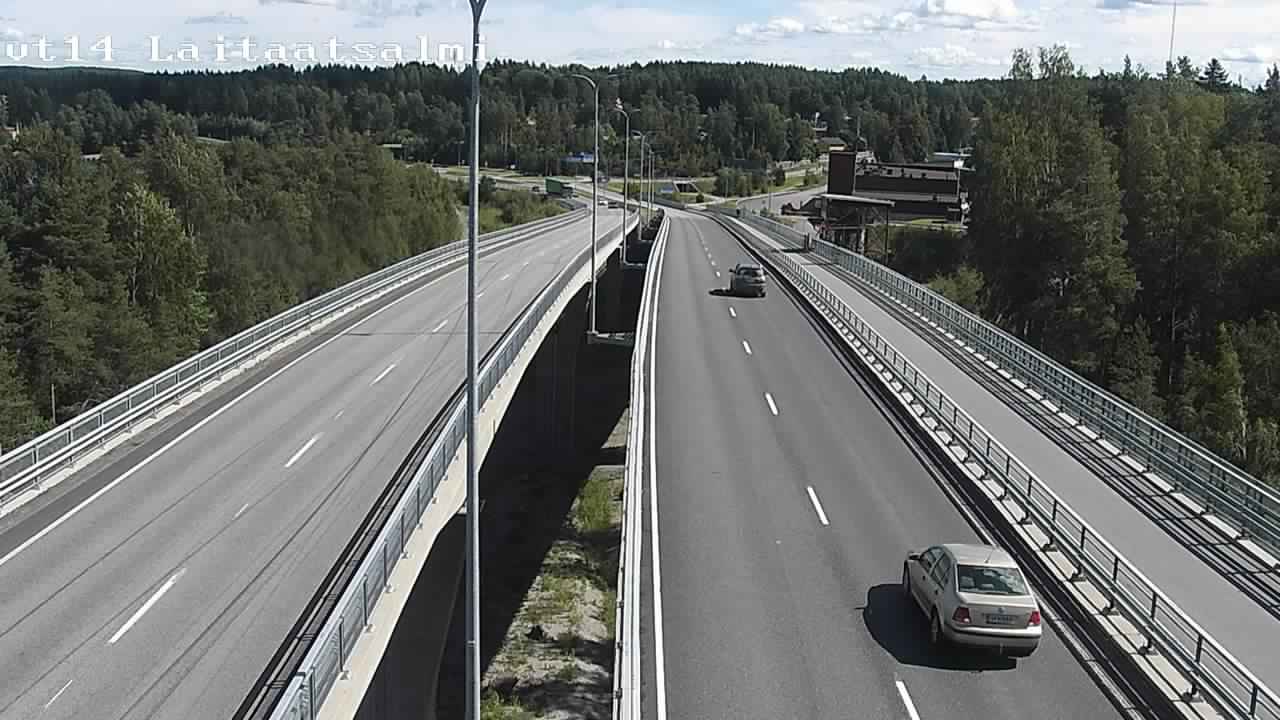 Kelikamerat Kuva Tie 14 Savonlinna, Laitaatsalmi silta, Savonlinna, Etelä-Savo
