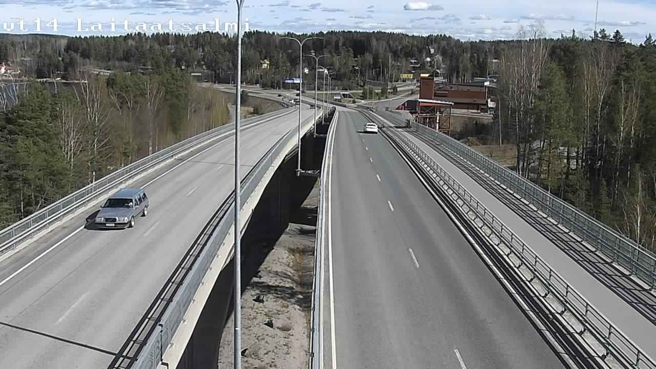 Weather Camera Image Väg 14 Nyslott, Laitaatsalmi, Savonlinna, Etelä-Savo