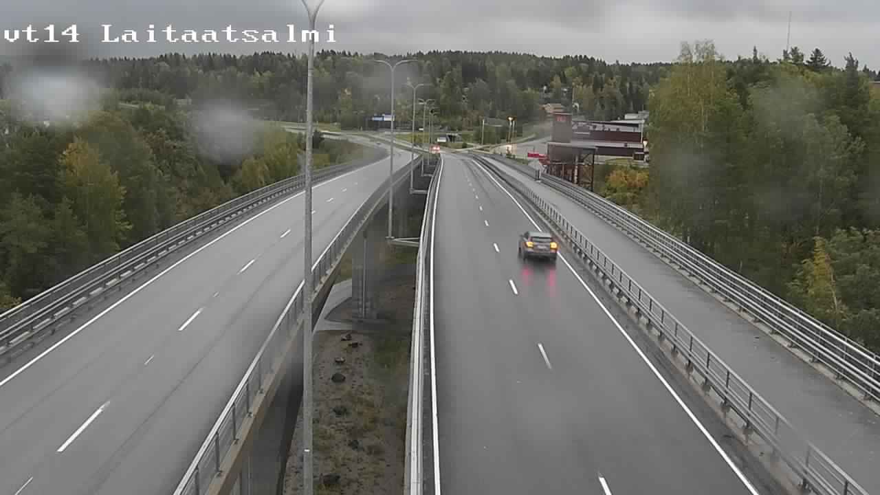 Weather Camera Image Väg 14 Nyslott, Laitaatsalmi, Savonlinna, Etelä-Savo