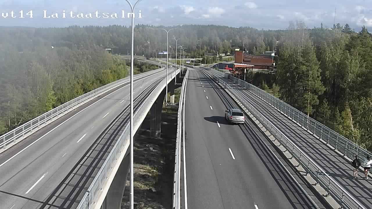 Weather Camera Image Väg 14 Nyslott, Laitaatsalmi, Savonlinna, Etelä-Savo