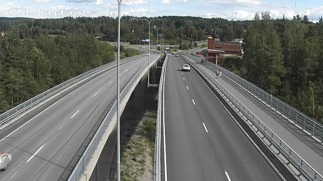 Kelikamerat Kuva Tie 14 Savonlinna, Laitaatsalmi silta, Savonlinna, Etelä-Savo